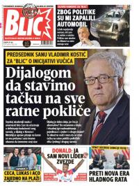 Blic - broj 7347, 29. jul 2017.