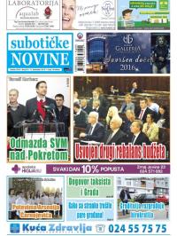 Nove Subotičke novine - broj 50, 11. dec 2015.