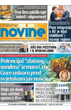 Dnevne novine - broj 2663, 23. apr 2020.