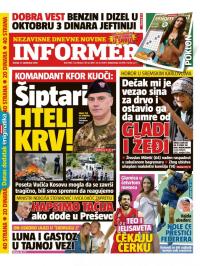 Informer - broj 1943, 11. sep 2018.