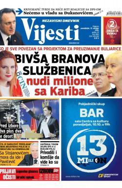 Vijesti - broj 6664, 10. okt 2016.