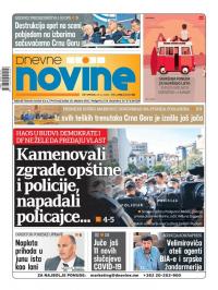 Dnevne novine - broj 2715, 25. jun 2020.