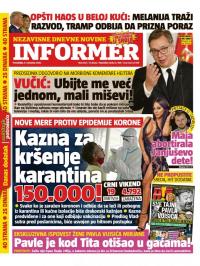 Informer - broj 2601, 9. nov 2020.