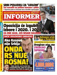 Informer - broj 1970, 12. okt 2018.