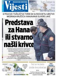 Vijesti - broj 7497, 20. feb 2019.