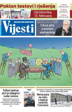 Vijesti - broj 7853, 16. feb 2020.