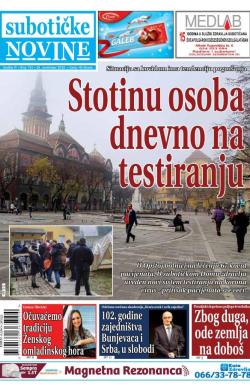 Nove Subotičke novine - broj 193, 20. nov 2020.