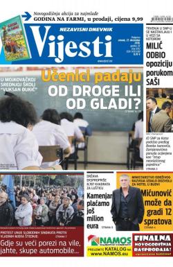 Vijesti - broj 6742, 27. dec 2016.