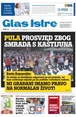 Glas Istre - broj 246, 6. sep 2021.