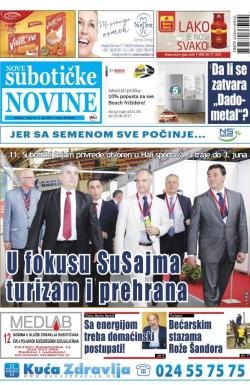 Nove Subotičke novine - broj 22, 2. jun 2017.