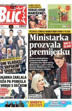 Blic - broj 7566, 9. mar 2018.