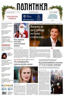 Politika - broj 39903, 31. dec 2024.