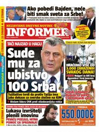 Informer - broj 2599, 6. nov 2020.