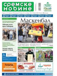 Sremske Novine - broj 2852, 28. okt 2015.