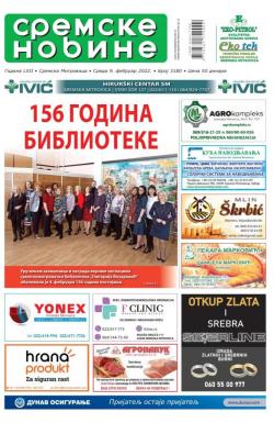 Sremske Novine - broj 3180, 9. feb 2022.