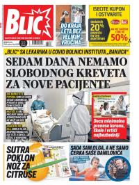 Blic - broj 8398, 15. jul 2020.