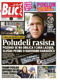 Blic - broj 7930, 16. mar 2019.