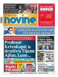 Dnevne novine - broj 2751, 6. avg 2020.