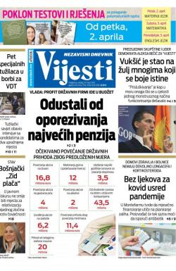 Vijesti - broj 8254, 31. mar 2021.