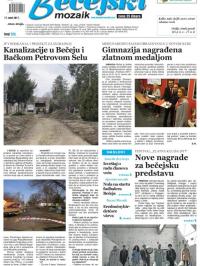 Bečejski mozaik - broj 723, 17. mar 2017.