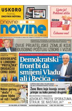 Dnevne novine - broj 3039, 7. jul 2021.