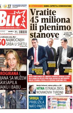 Blic - broj 6484, 3. mar 2015.