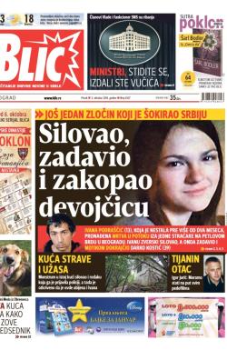 Blic - broj 6337, 3. okt 2014.