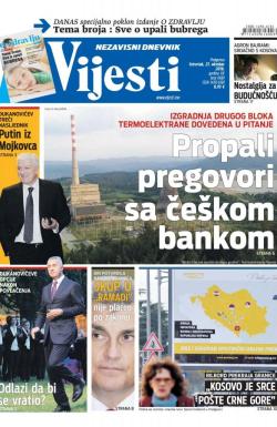 Vijesti - broj 6681, 27. okt 2016.