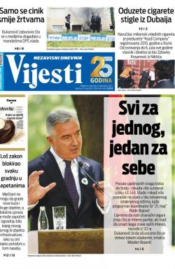 Vijesti - broj 8767, 8. sep 2022.