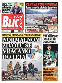 Blic - broj 8569, 4. jan 2021.