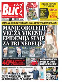 Blic - broj 8406, 23. jul 2020.