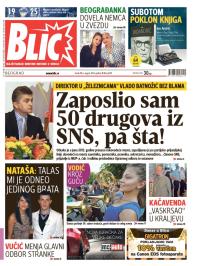 Blic - broj 6279, 6. avg 2014.