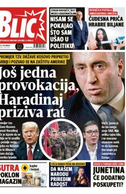 Blic - broj 7837, 8. dec 2018.