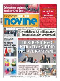 Dnevne novine - broj 2758, 14. avg 2020.