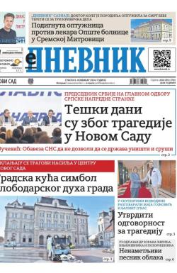 Dnevnik - broj 27901, 9. nov 2024.