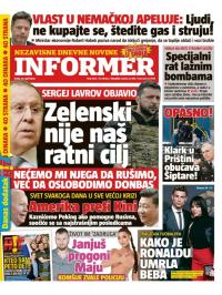 Informer - broj 3042, 20. apr 2022.