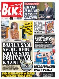 Blic - broj 8121, 27. sep 2019.