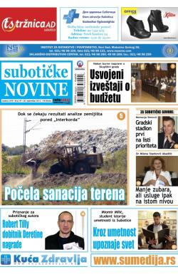 Nove Subotičke novine - broj 39, 28. sep 2012.