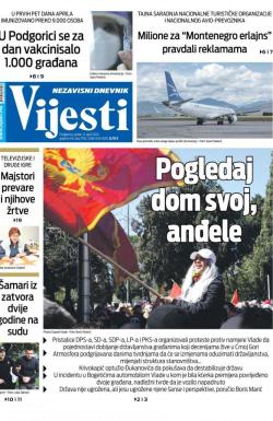 Vijesti - broj 8263, 9. apr 2021.