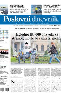 Poslovni Dnevnik - broj 4822, 19. apr 2023.