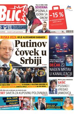 Blic - broj 6546, 7. maj 2015.