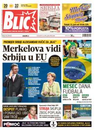 Blic - broj 6224, 12. jun 2014.