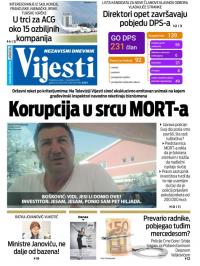 Vijesti - broj 7749, 1. nov 2019.