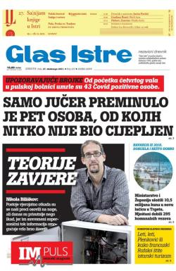 Glas Istre - broj 327, 27. nov 2021.