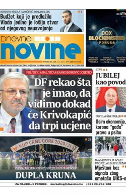 Dnevne novine - broj 3007, 31. maj 2021.