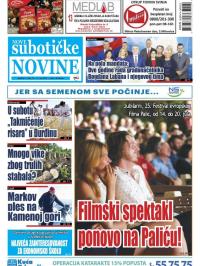 Nove Subotičke novine - broj 79, 13. jul 2018.