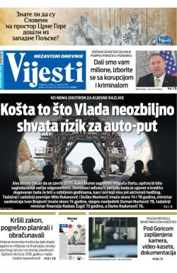 Vijesti - broj 7722, 5. okt 2019.