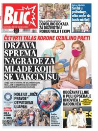 Blic - broj 8762, 21. jul 2021.