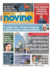 Dnevne novine - broj 2907, 8. feb 2021.