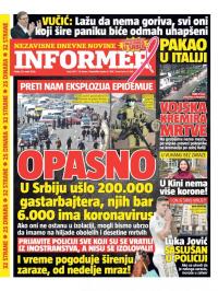 Informer - broj 2407, 20. mar 2020.